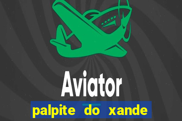 palpite do xande de hoje